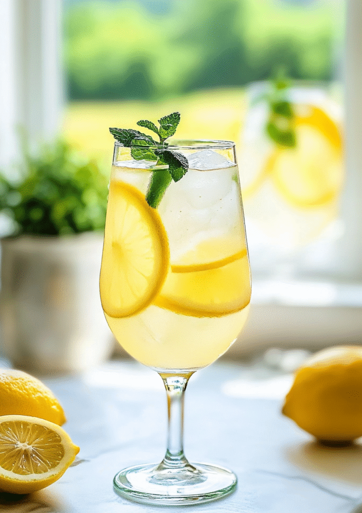 Sparkling Lemonade Mocktail