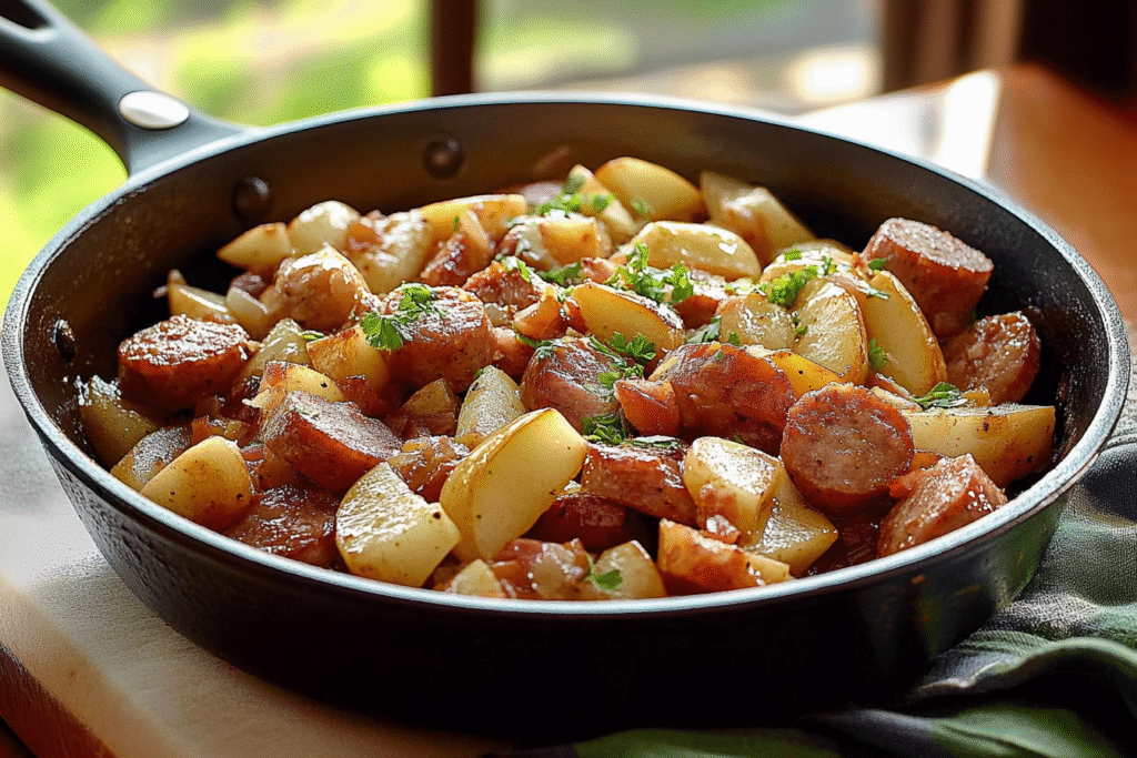 Sausage and Apple Skillet