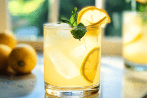 Sparkling Lemonade Mocktail