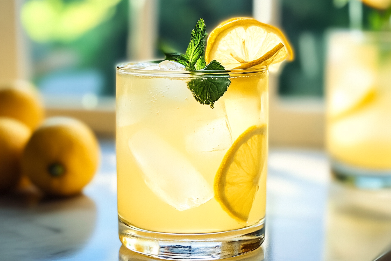 Sparkling Lemonade Mocktail