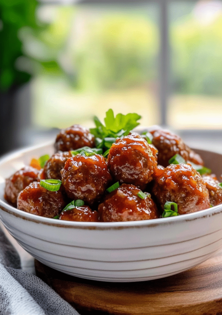 BBQ Meatball Bowls