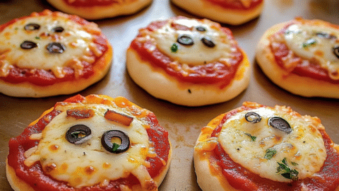 Mini Pizzas for Kids