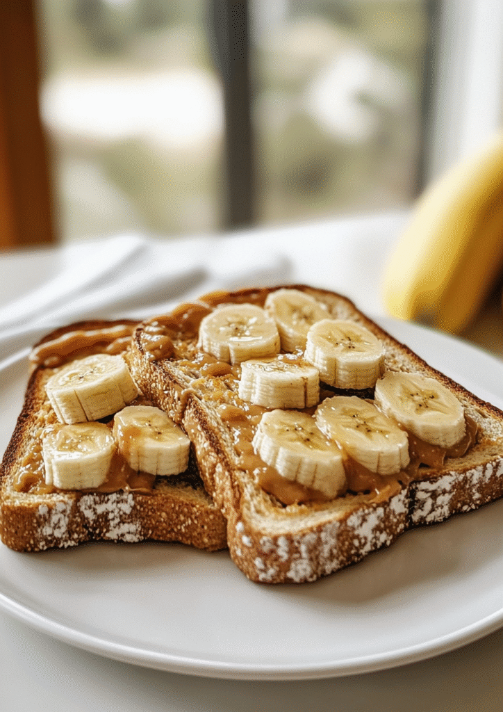 Peanut Butter Banana Toast