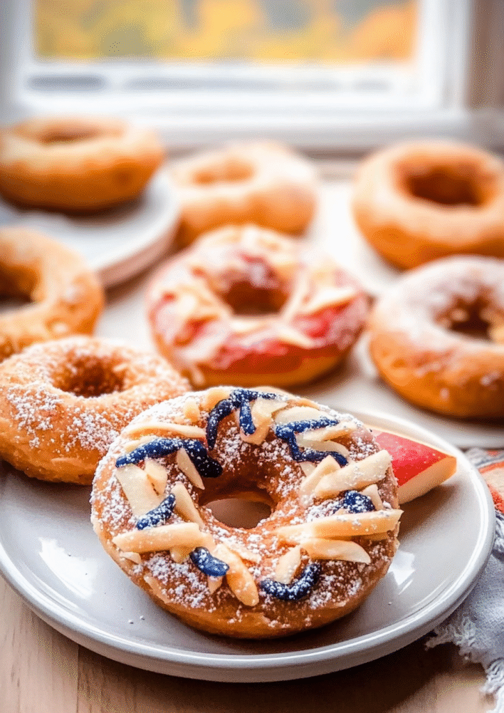 No Bake Apple Donuts