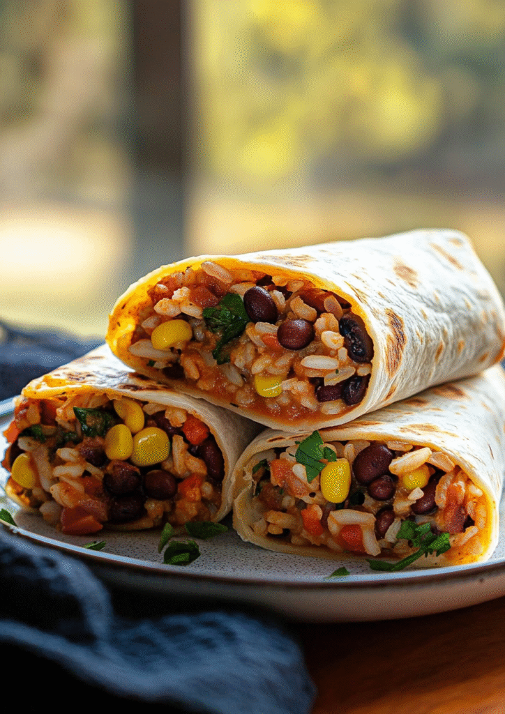 Bean and Rice Burrito Camping Recipe
