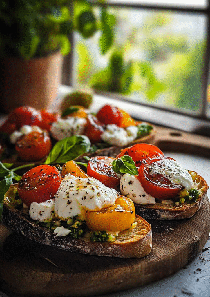 Burrata Bruschetta