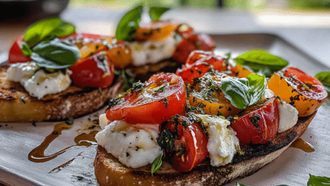 Burrata Bruschetta