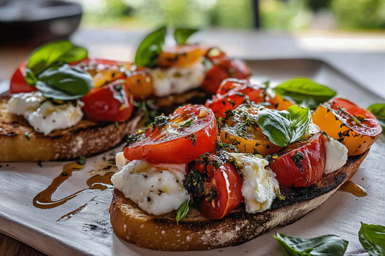 Burrata Bruschetta