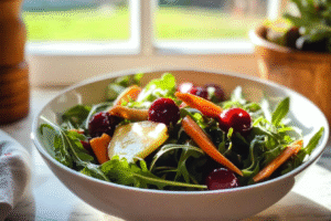 Fresh Cherry Arugula Salad