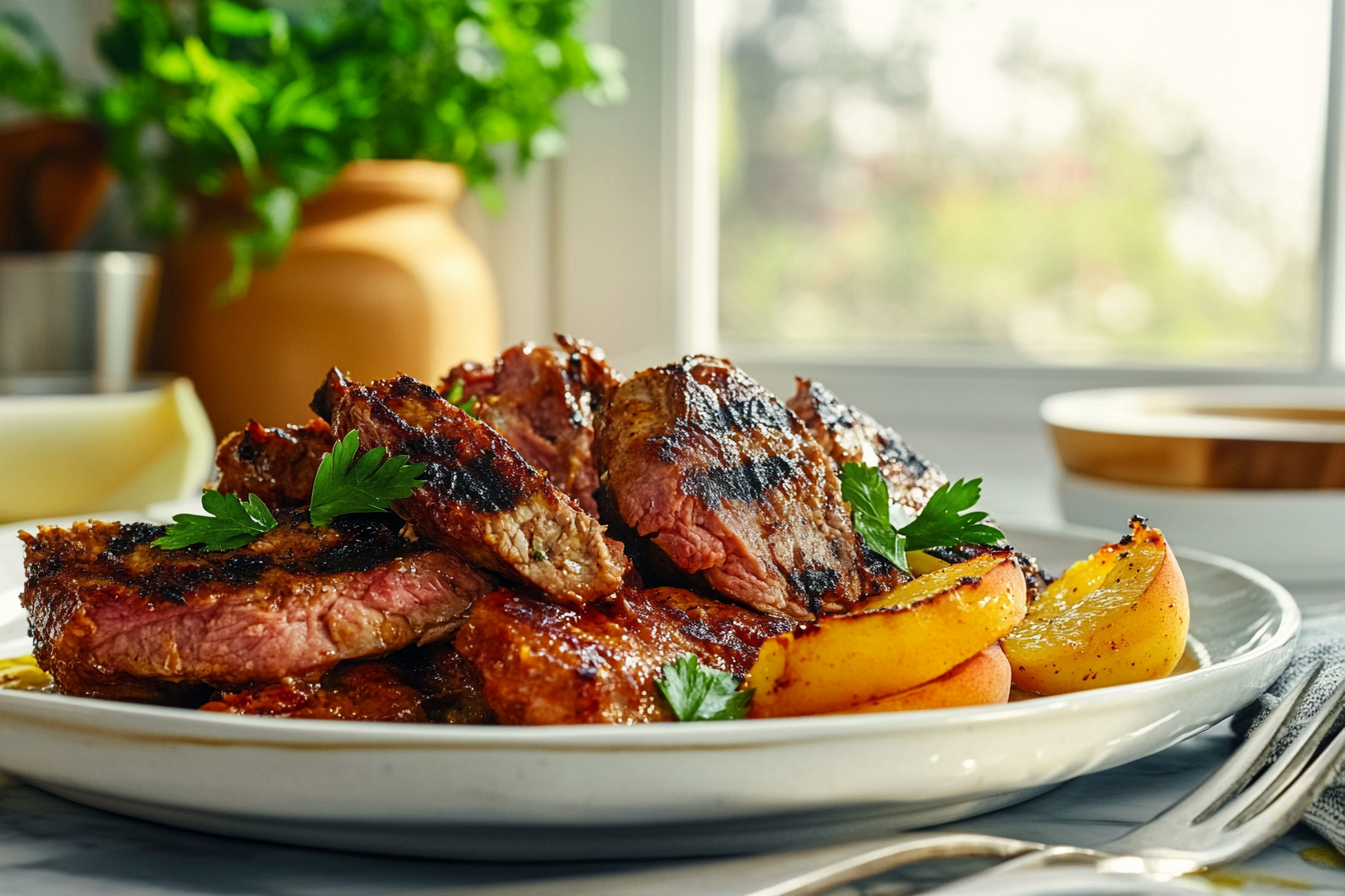 Spicy Peach Chutney