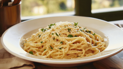 One-Pot Garlic Parmesan Pasta
