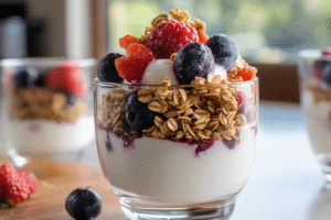 Greek Yogurt Parfait with Berries