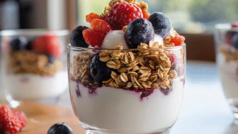 Greek Yogurt Parfait with Berries