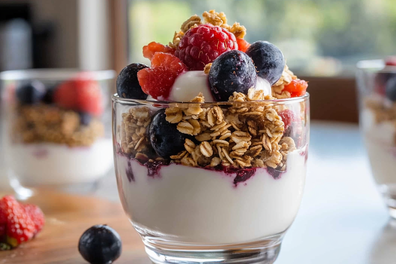 Greek Yogurt Parfait with Berries