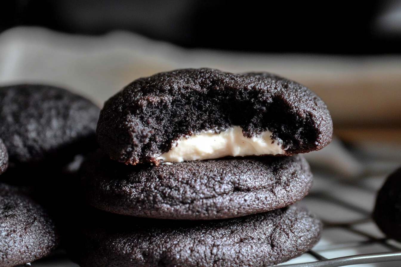 Black Velvet Cheesecake Cookies