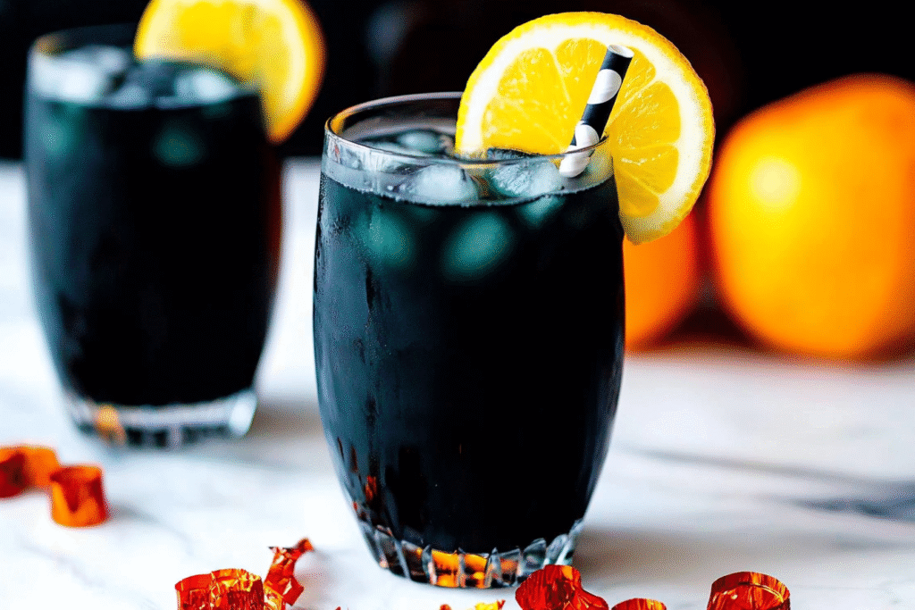 Spooky Black Lemonade