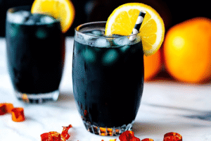 Spooky Black Lemonade