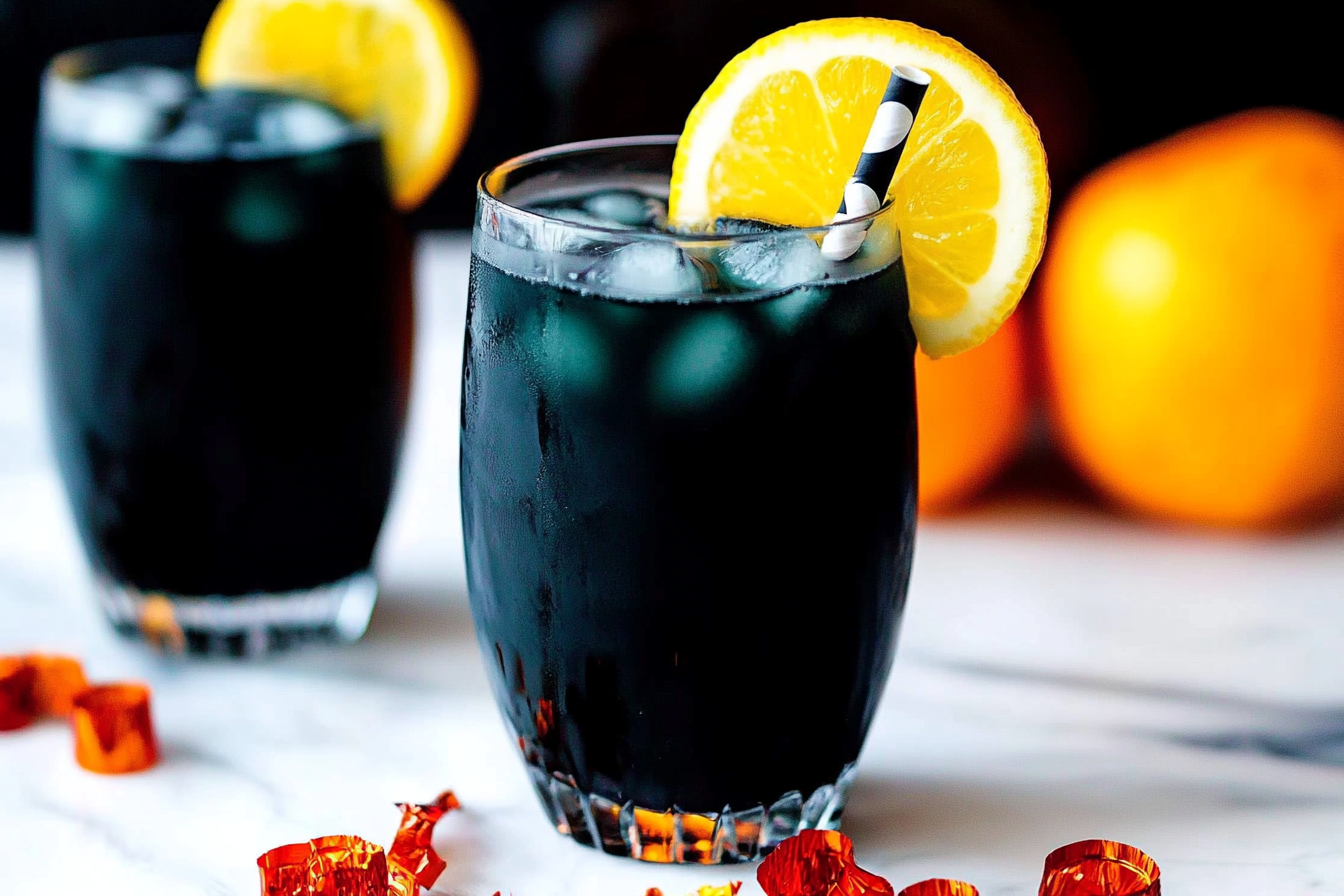 Spooky Black Lemonade
