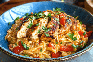 Cajun Chicken Orzo