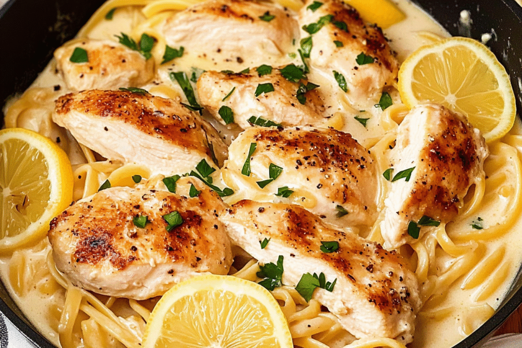 Creamy Lemon Chicken Pasta Recipe Your Family Will Love