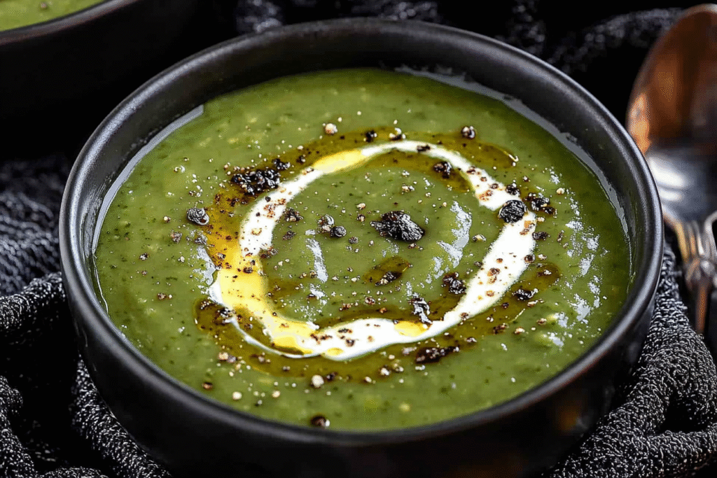 Witches Brew Green Pea Soup