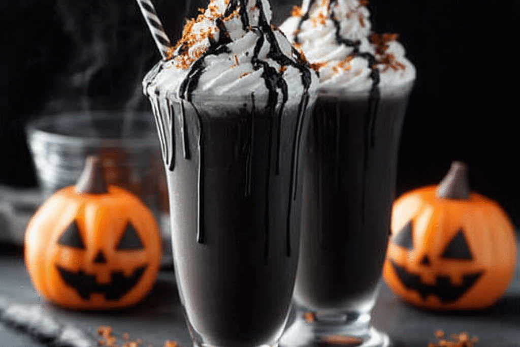 Black Halloween Milkshake