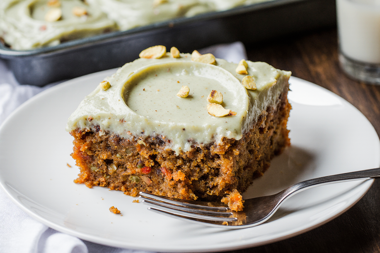 Pistachio Carrot Cake