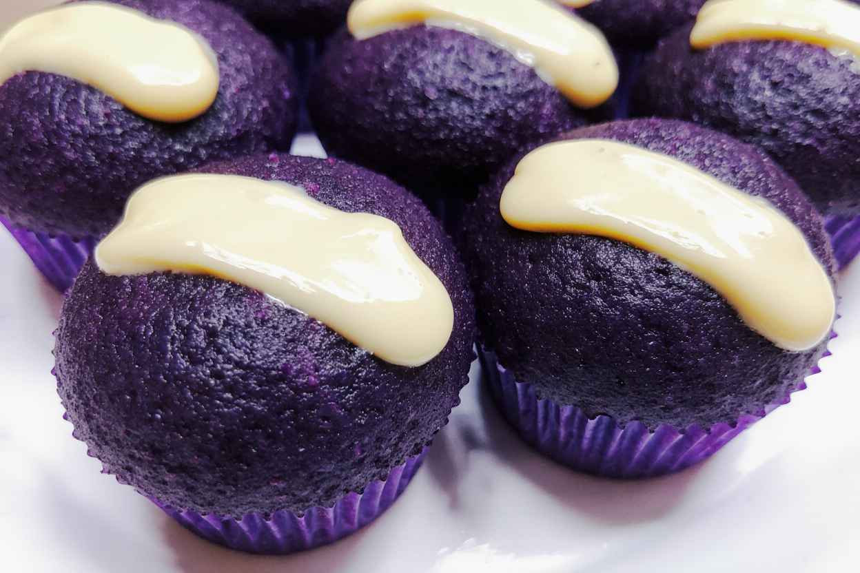 Filipino Ube Puto