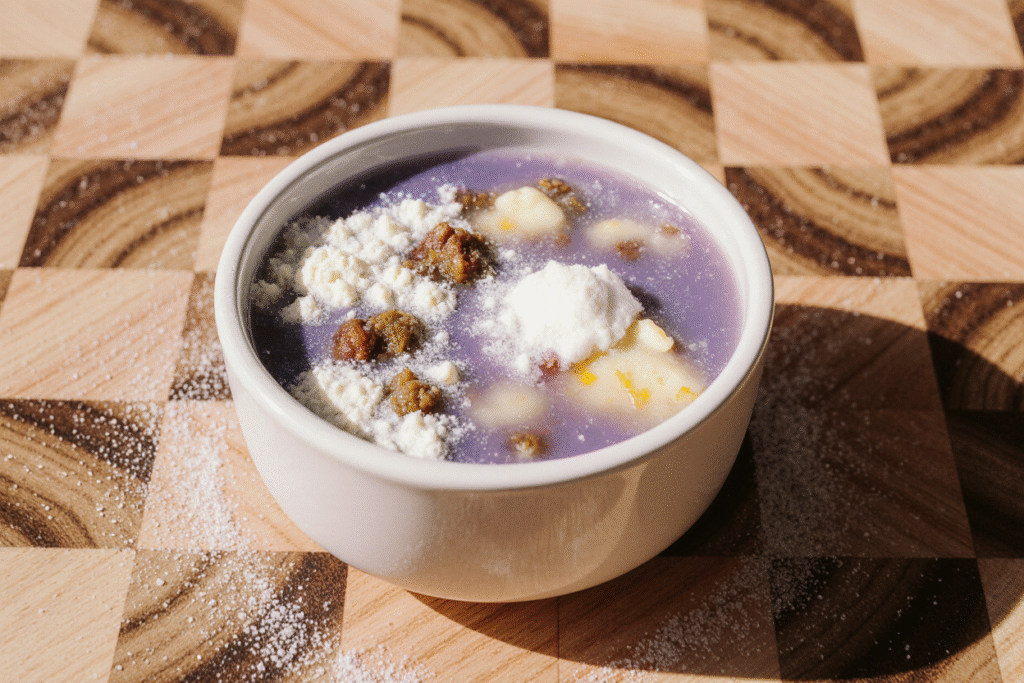 Vegan Ube Crème Brûlée Recipe
