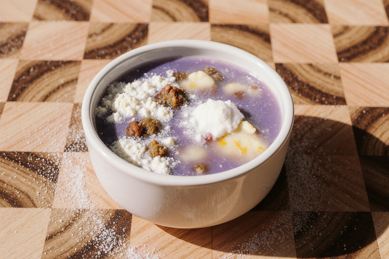 Vegan Ube Crème Brûlée Recipe