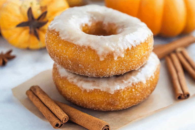Pumpkin Spice Donuts