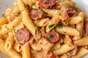 Creamy Kielbasa Pasta