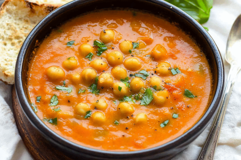 Chickpea Tomato Soup