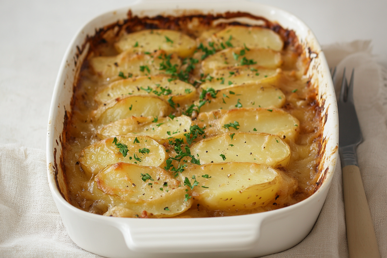 French Onion Potato Bake