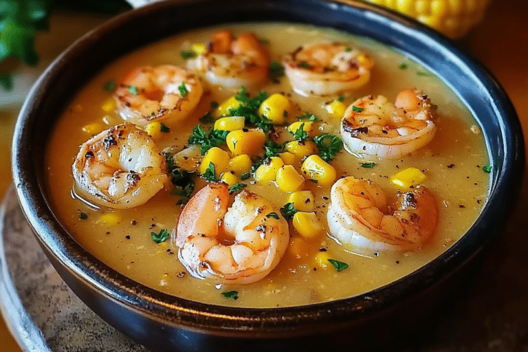 New Orleans Shrimp and Corn Bisque