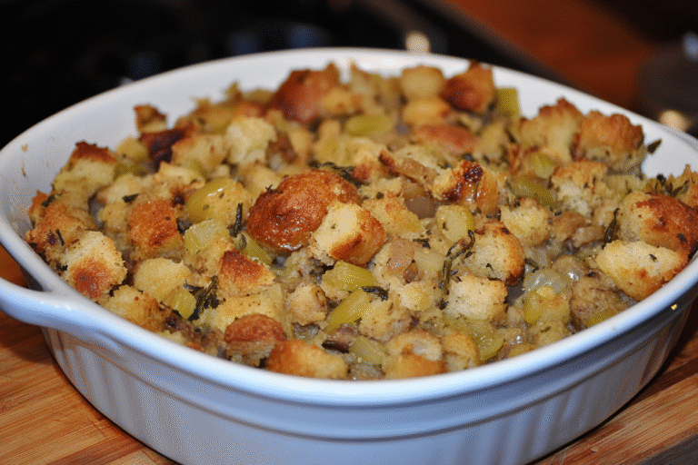 Grandma’s Thanksgiving stuffing recipe