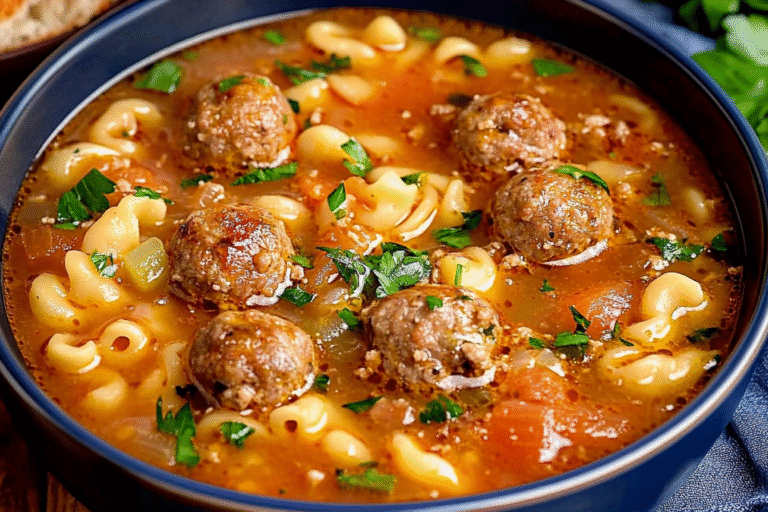 Easy Meatball Soup