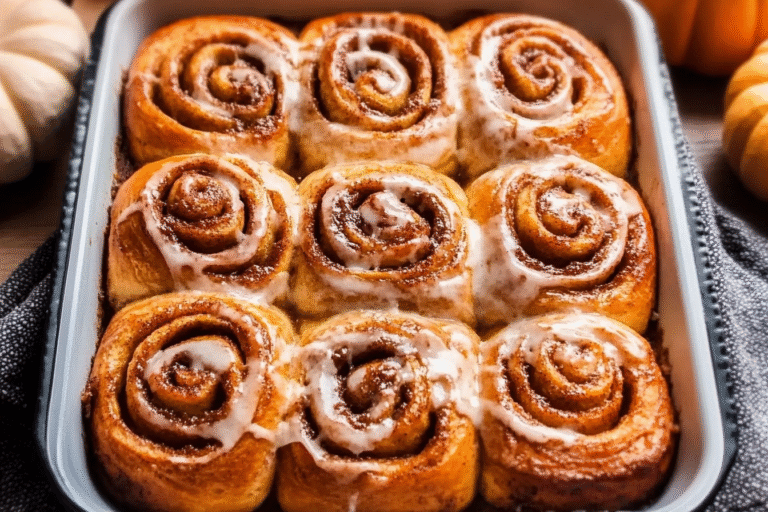 Pumpkin Cinnamon Rolls