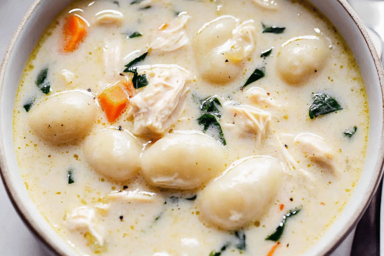 Olive Garden Chicken Gnocchi Soup