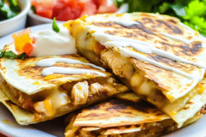 Chicken Ranch Quesadillas