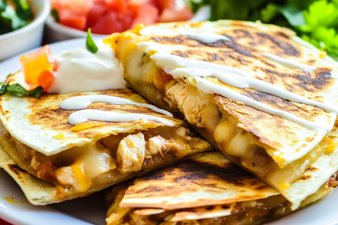 Chicken Ranch Quesadillas