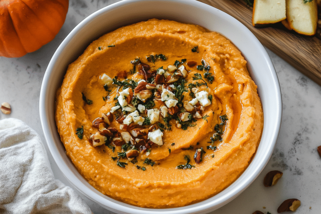 Pumpkin Whipped Feta Dip