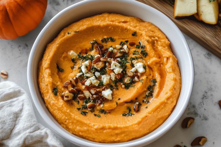 Pumpkin Whipped Feta Dip