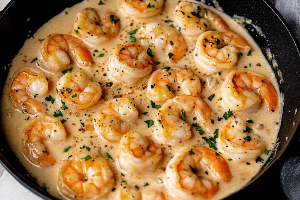 Creamy Garlic Shrimp