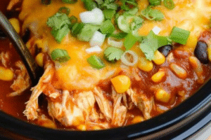 Chicken Enchilada Crock Pot