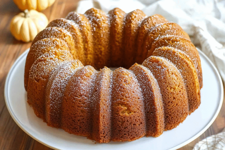 Buttermilk Pumpkin Pound Cake