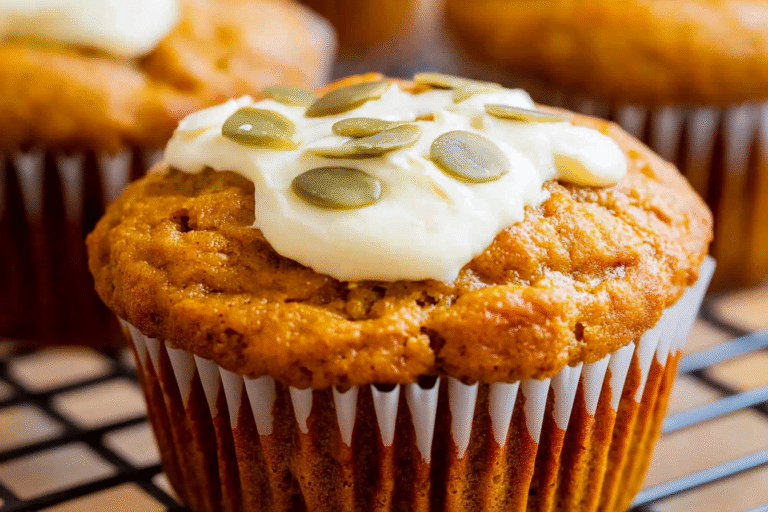 Pumpkin Cream Cheese Muffins