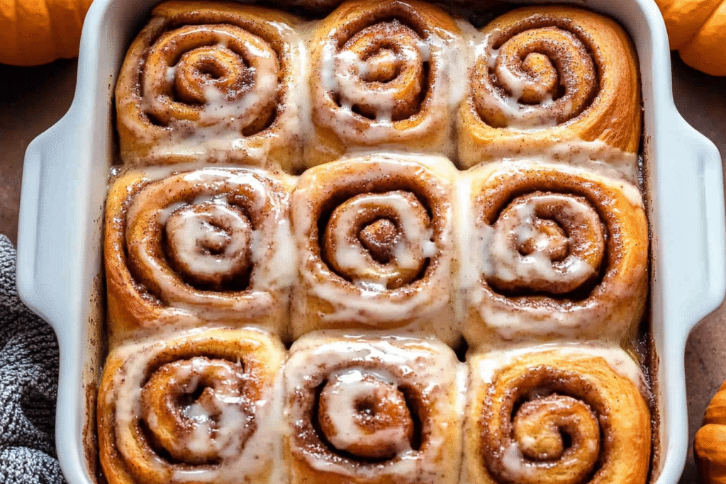 Pumpkin Cinnamon Rolls