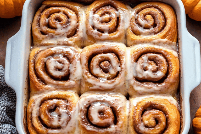 Pumpkin Cinnamon Rolls