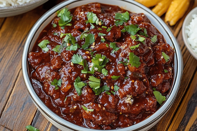 Gochujang Chile Con Carne